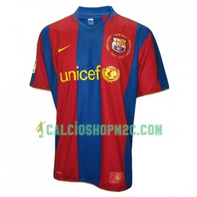FC Barcellona Retro Maglia Prima 2007-2008 Manica Corta